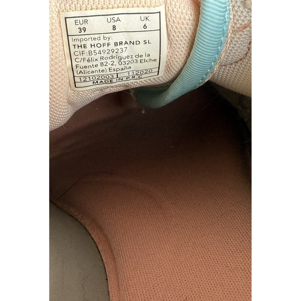 HOFF Singapore Pastel Colorblock Retro Sneakers Womens 8 EU 39 - Picture 8 of 12